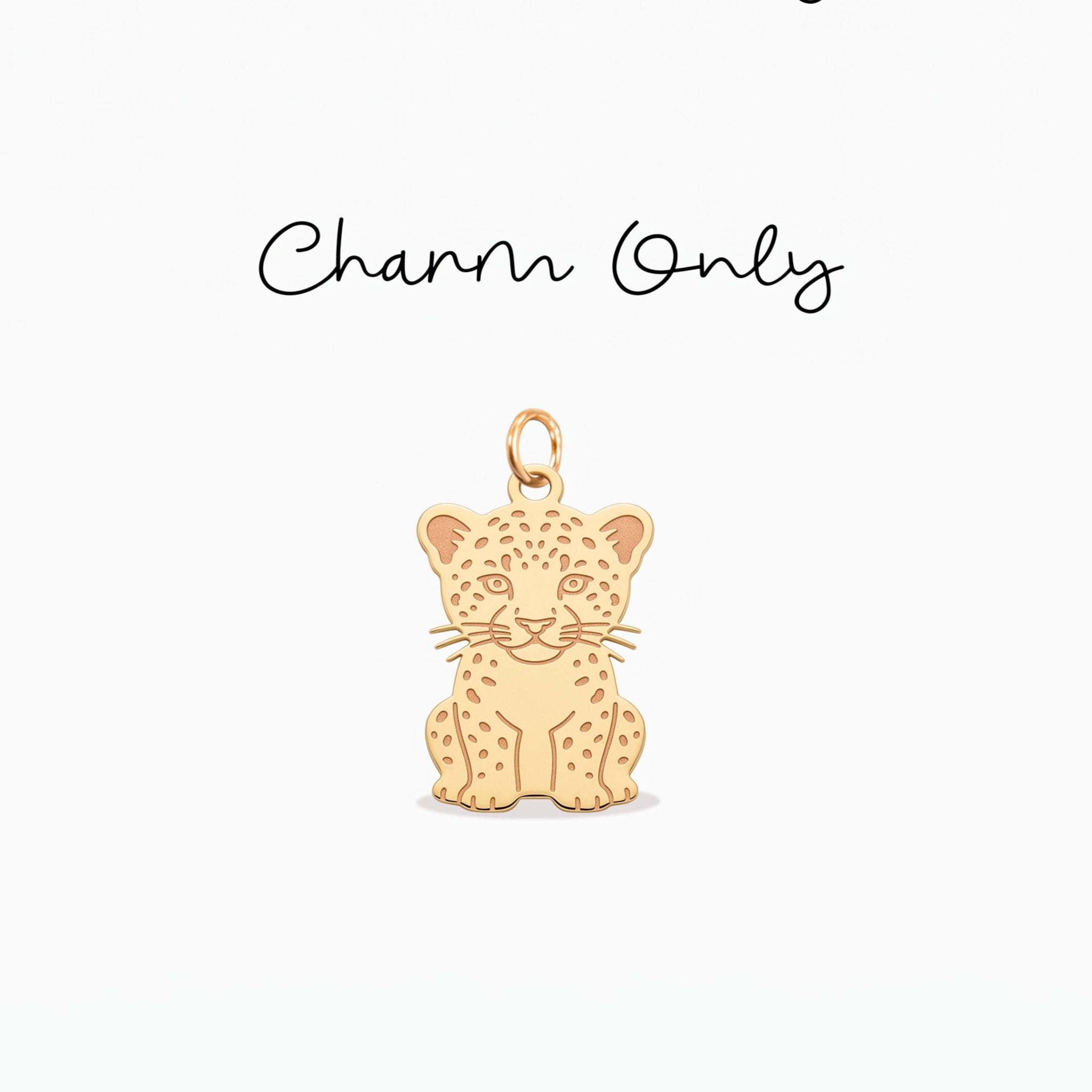 Leopard Cub Necklace Charm