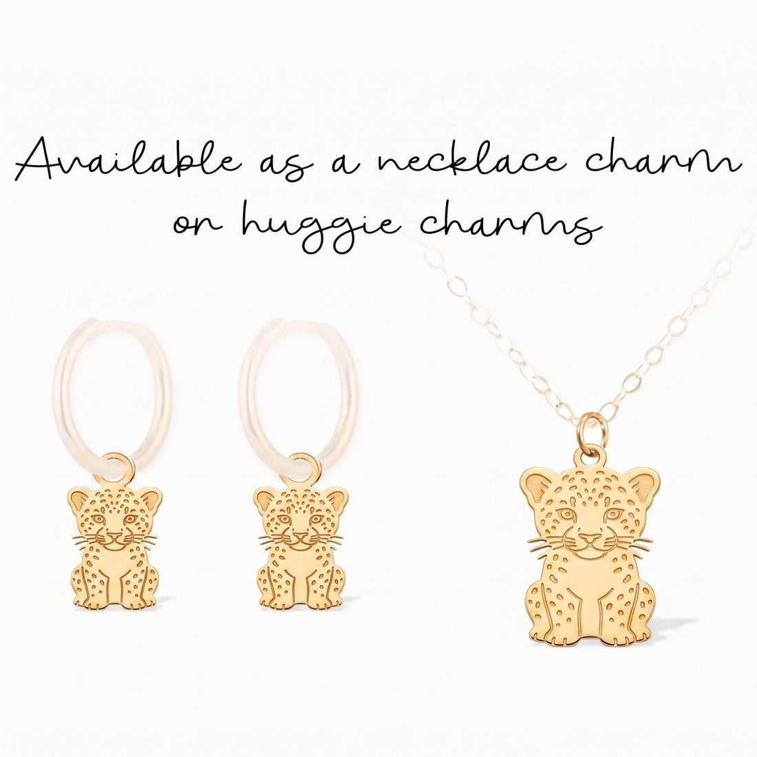 Leopard Cub Necklace Charm