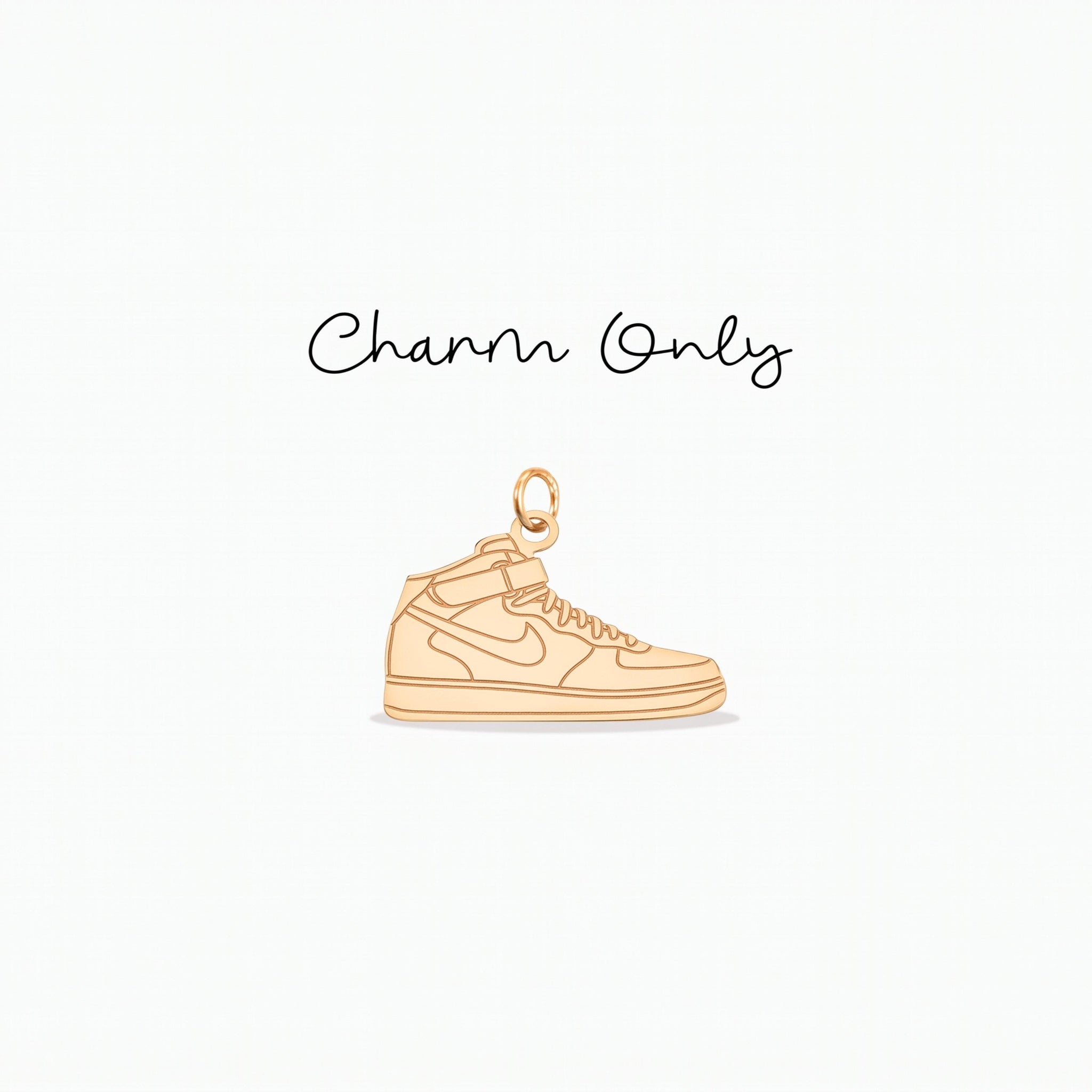 Basketball Sneaker Necklace Charm