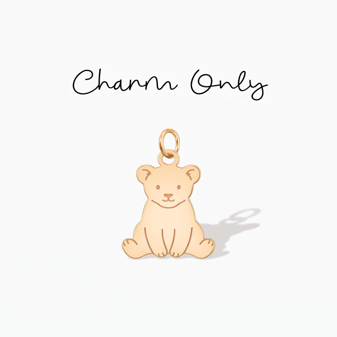 Sitting Teddy Bear Charm