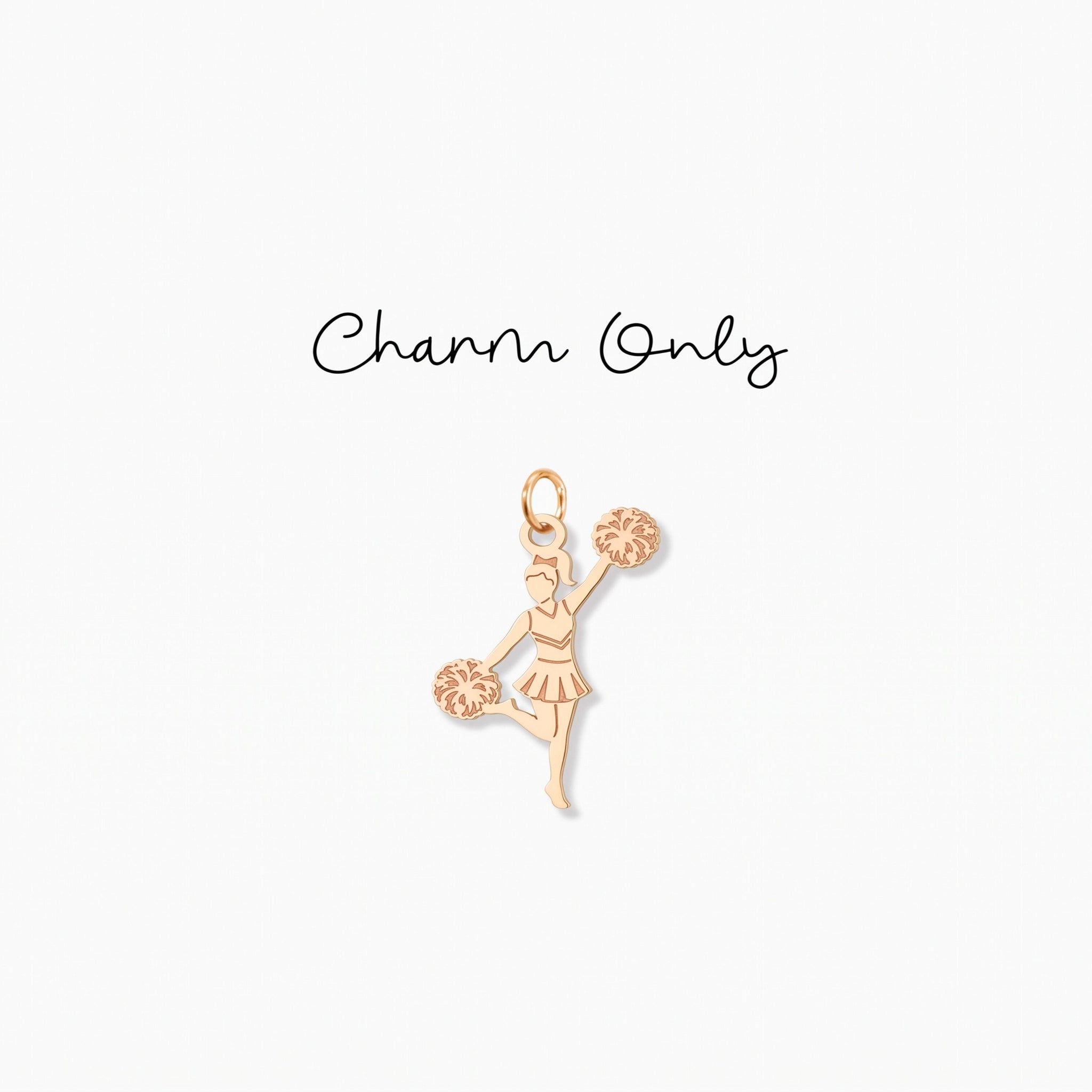 Cheerleader Pom Pom Charm