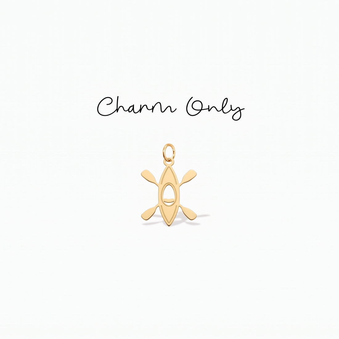 Kayak Paddle Charm Pendant