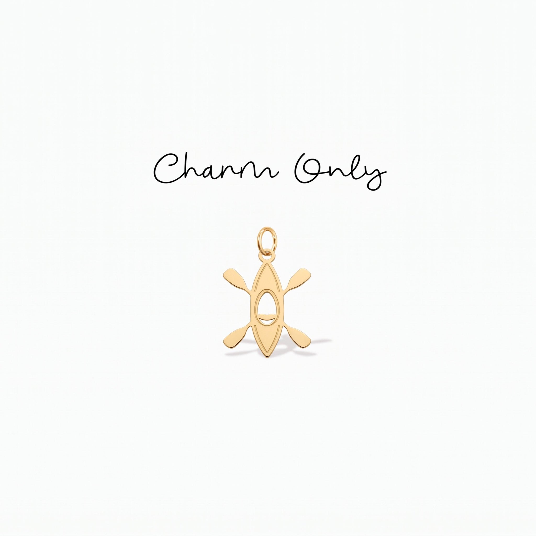 Kayak Paddle Charm Pendant
