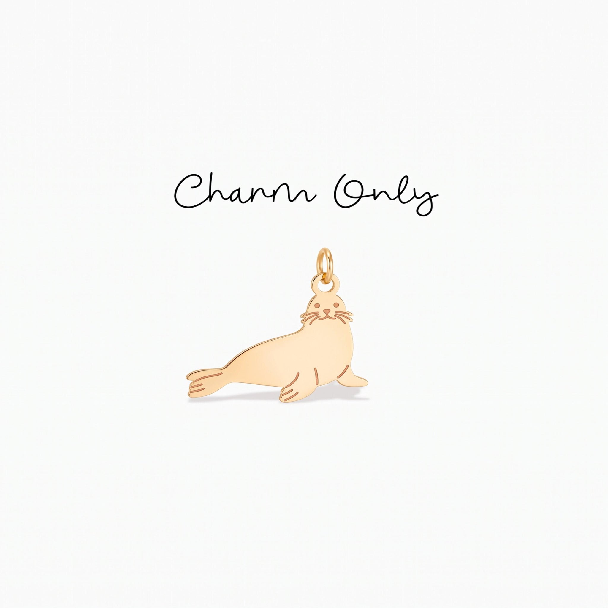 Harbor Seal Necklace Charm