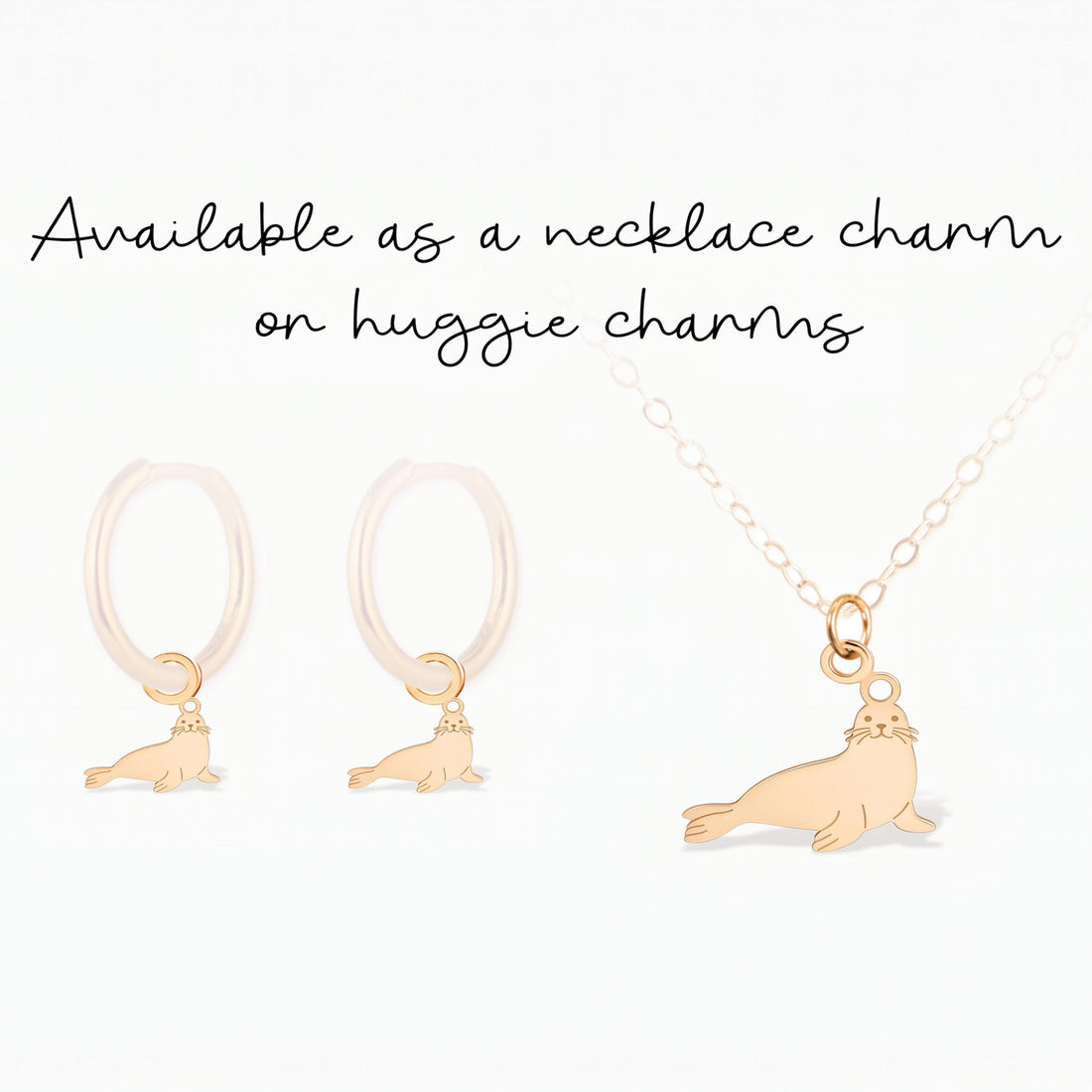 Harbor Seal Necklace Charm