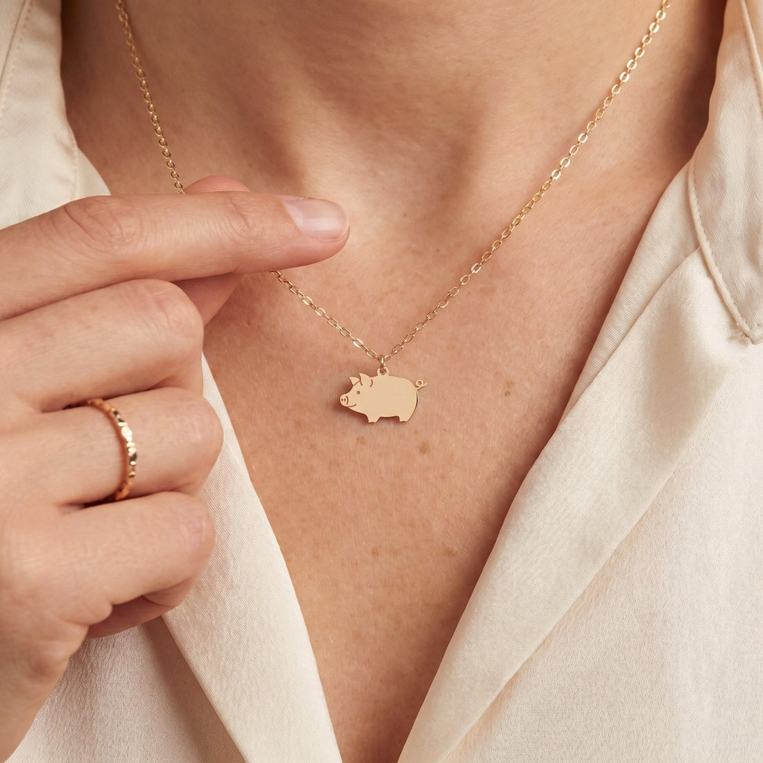 Pig Farm Animal Charm