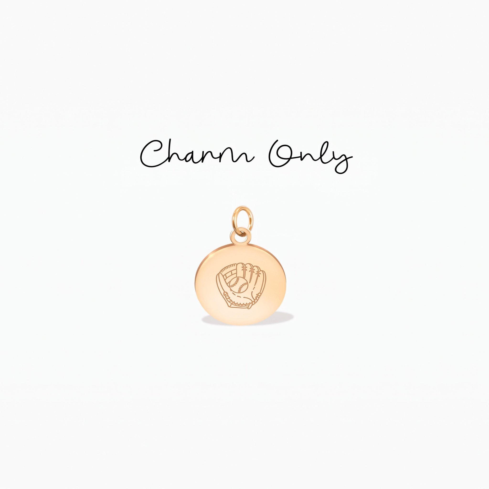 Baseball Glove Disc Charm