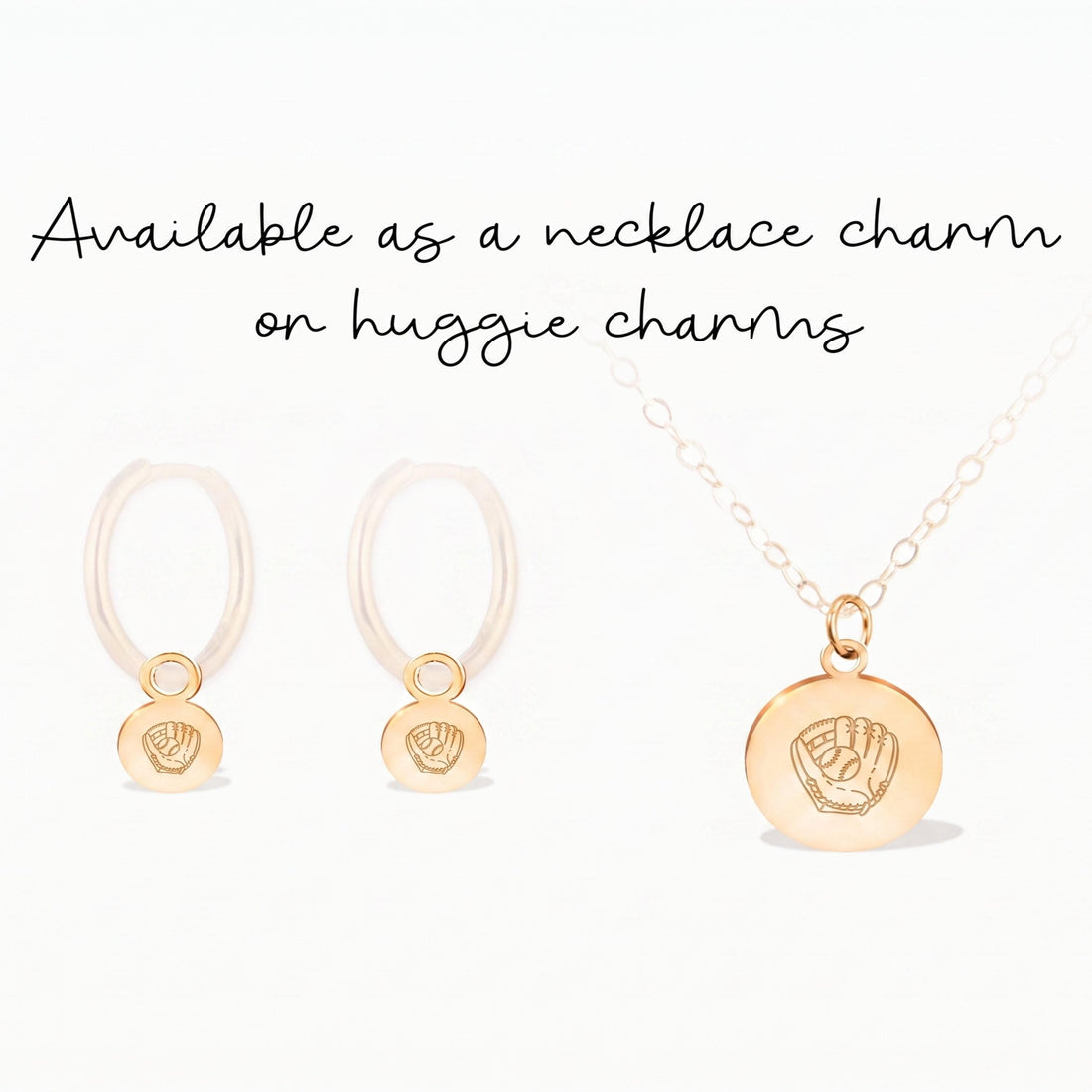 Baseball Glove Disc Charm