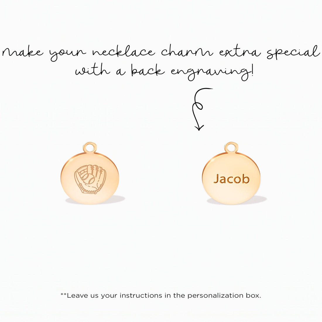 Baseball Glove Disc Charm