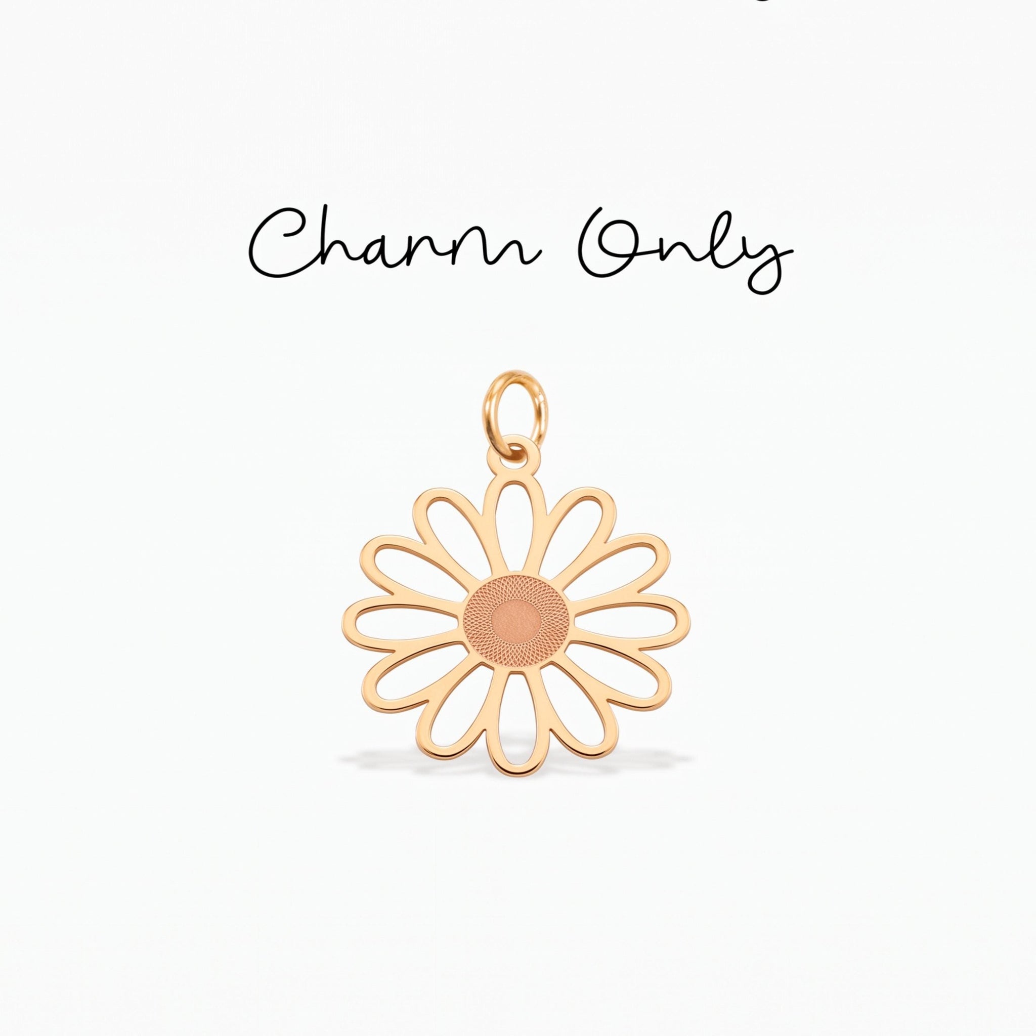 Daisy Flower Cutout Charm