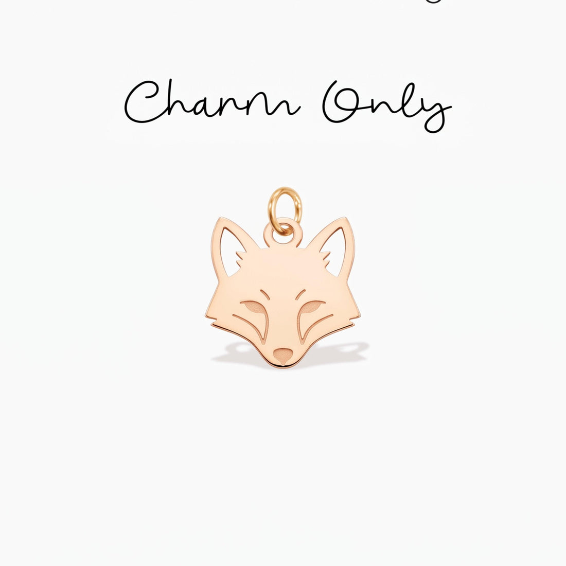 Fox Head Necklace Charm