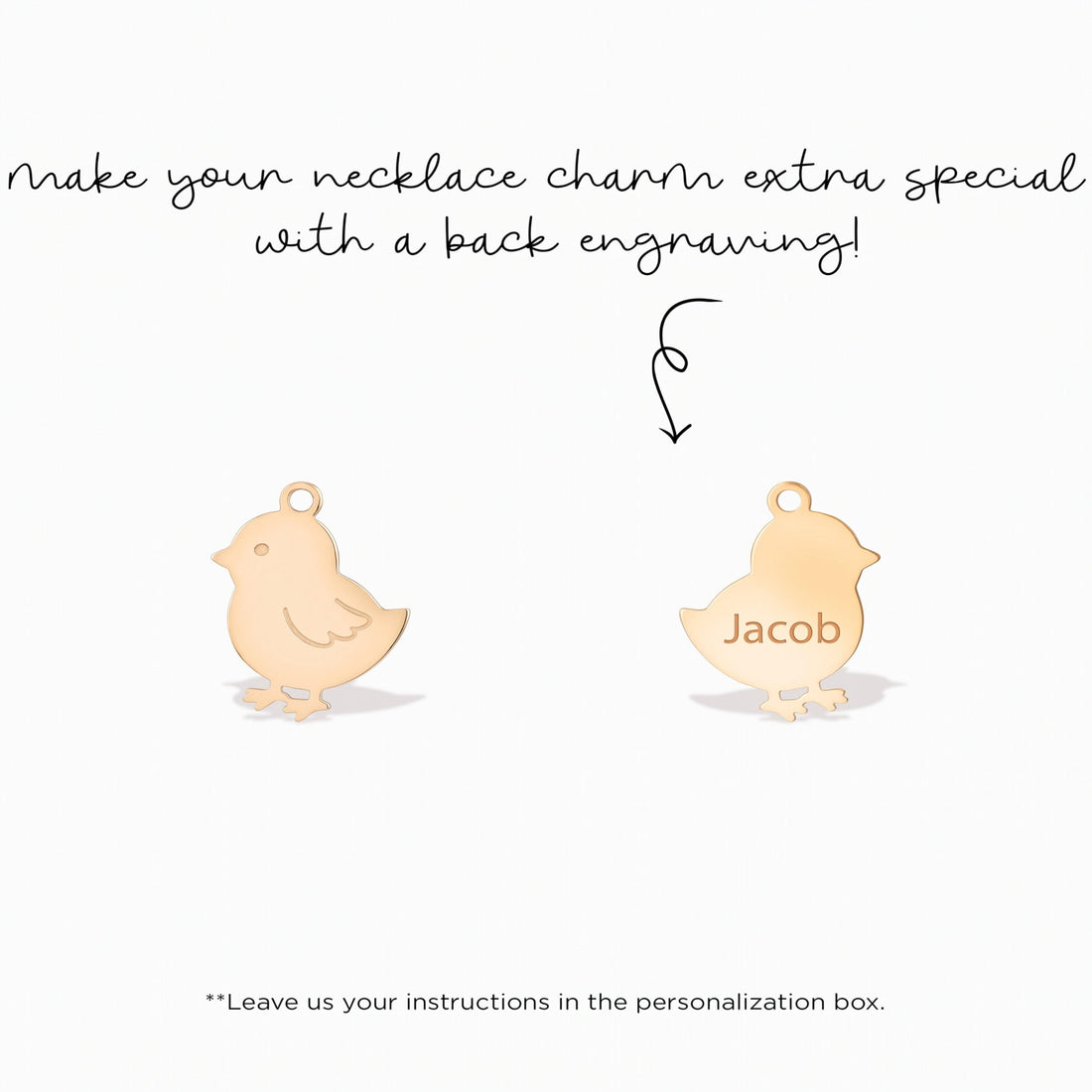 Baby Chick Necklace Charm