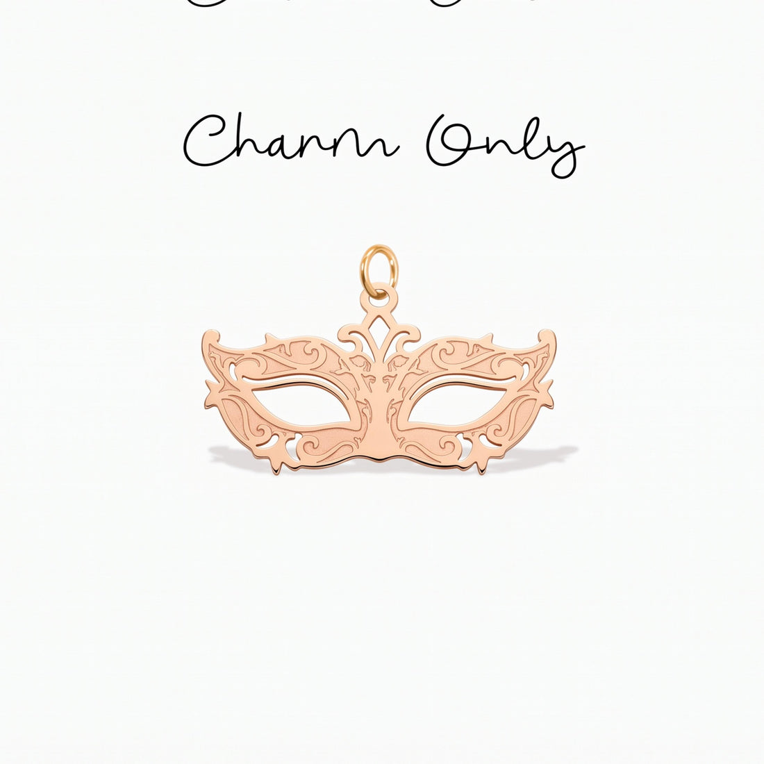 Masquerade Mask Necklace Charm