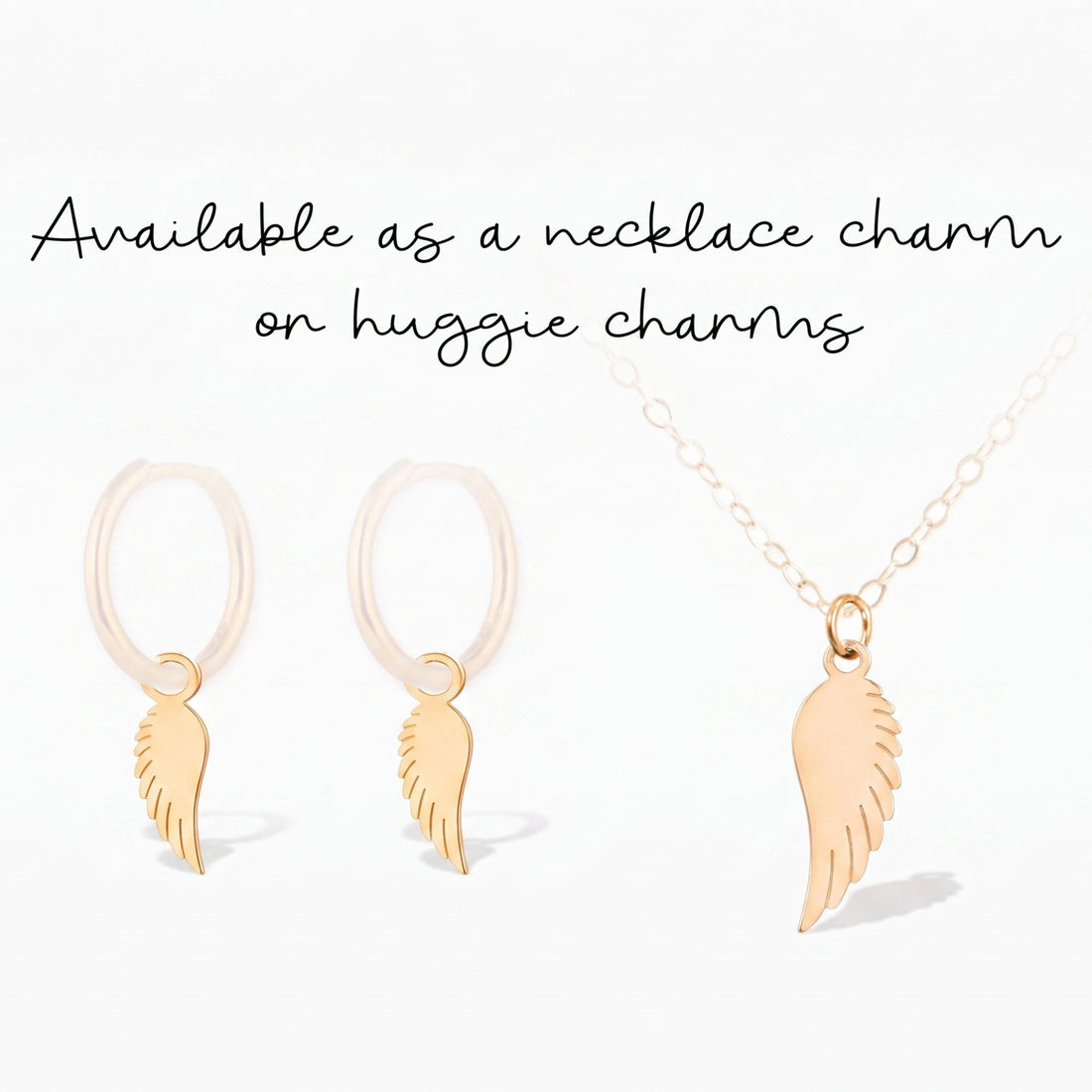 Angel Wing Necklace Charm