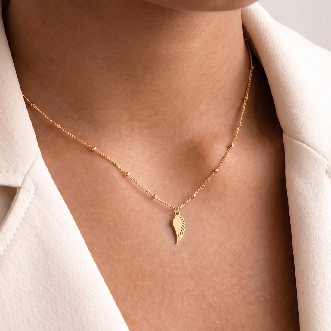 Angel Wing Necklace Charm