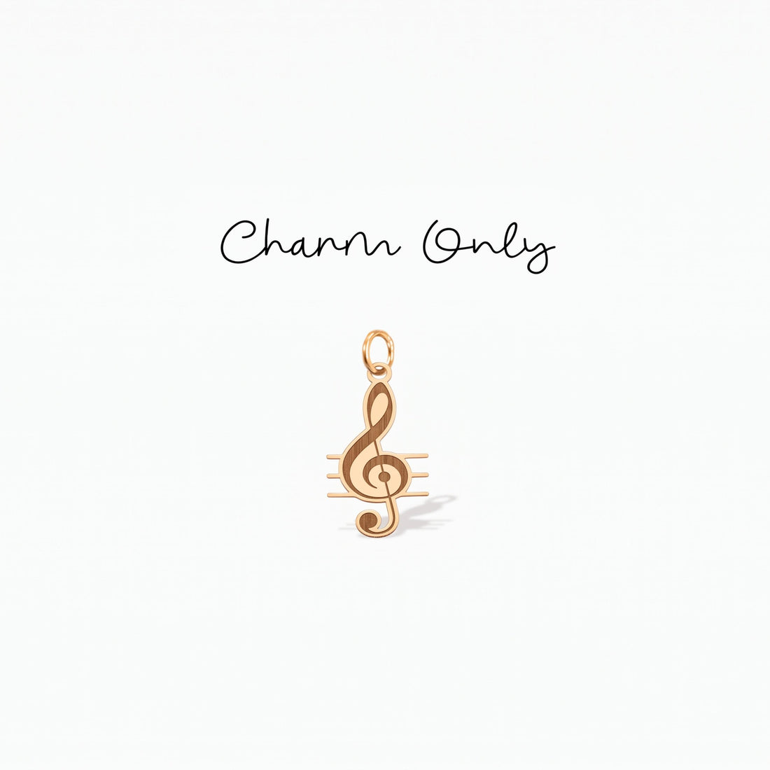 Treble Clef Music Charm