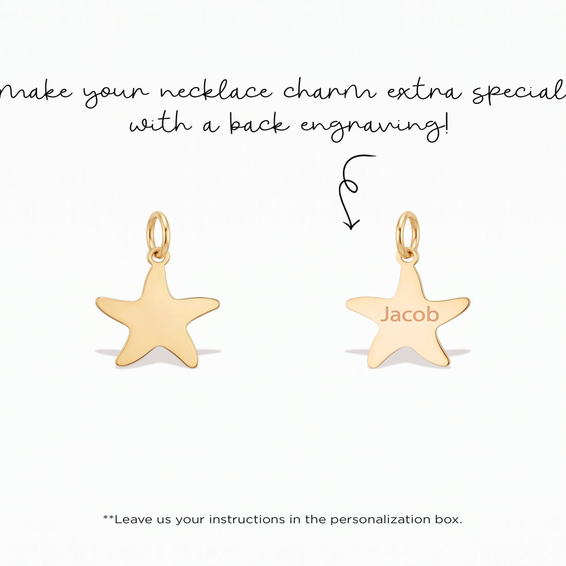 Sea Starfish Necklace Charm