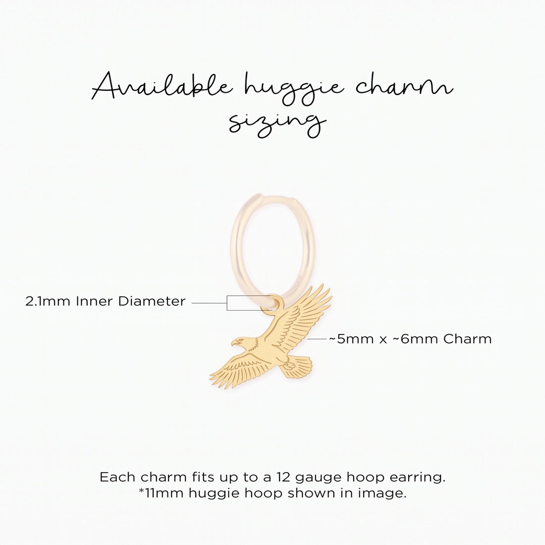 Flying Eagle Necklace Charm