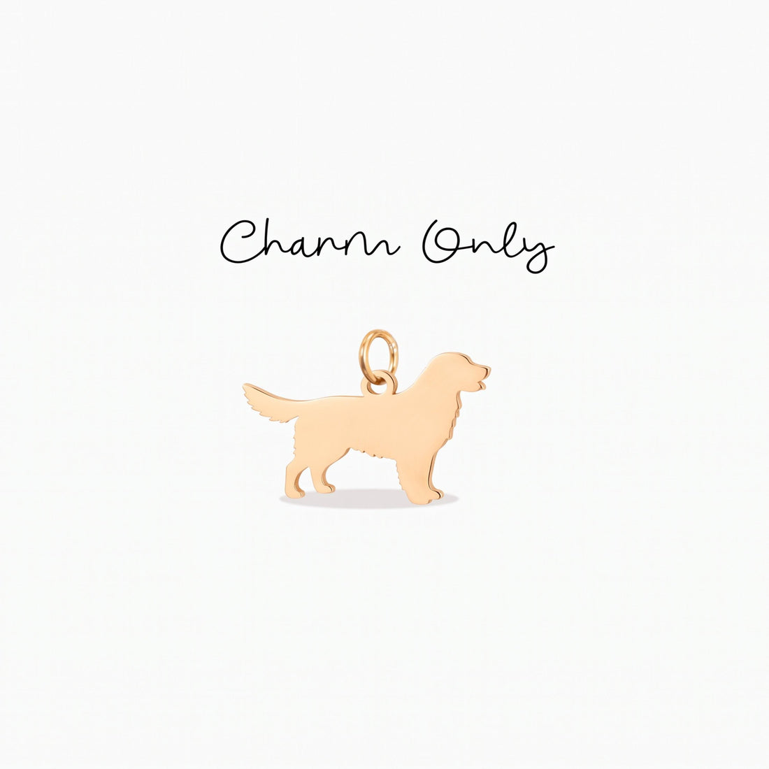 Retriever Dog Necklace Charm