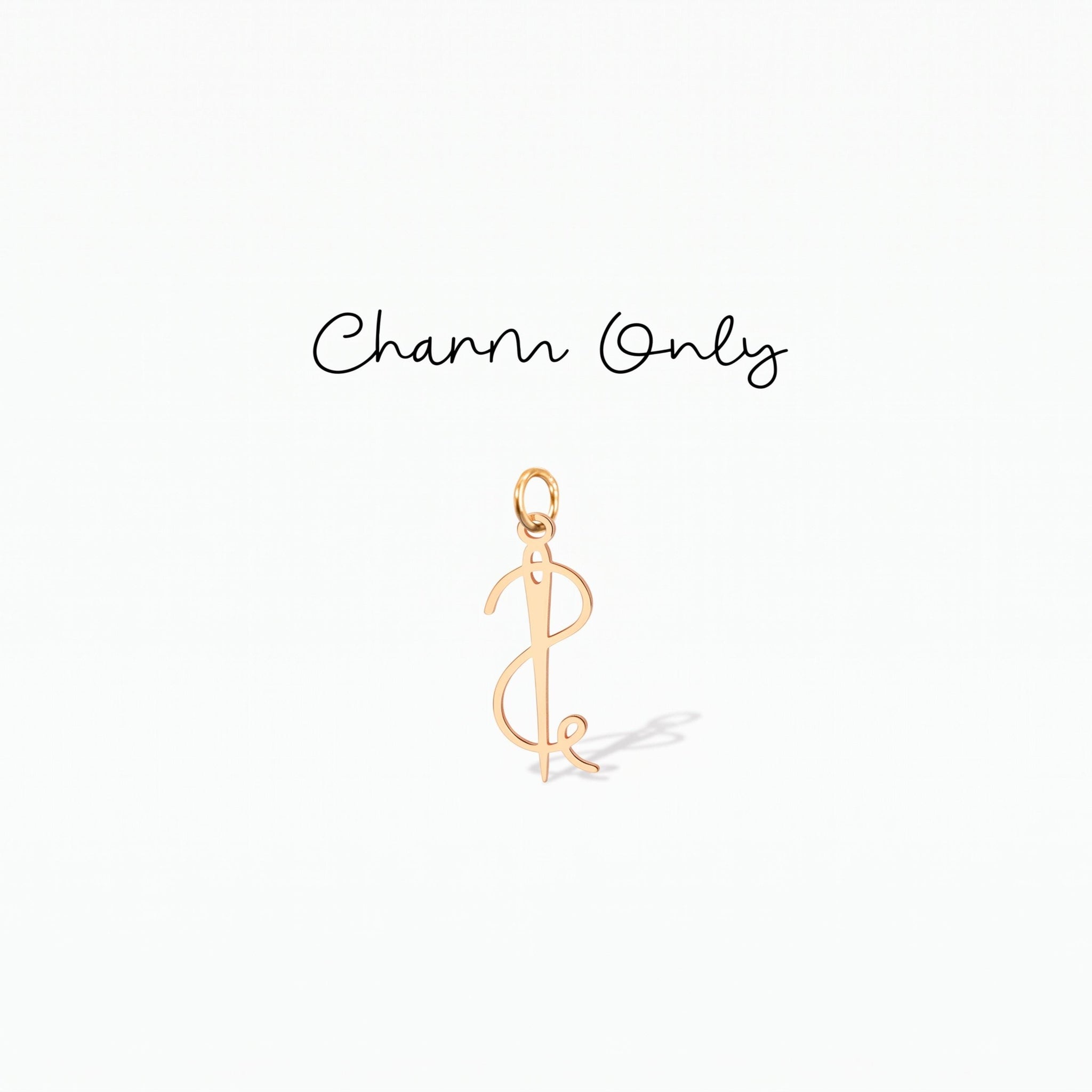 Needle Thread Necklace Charm