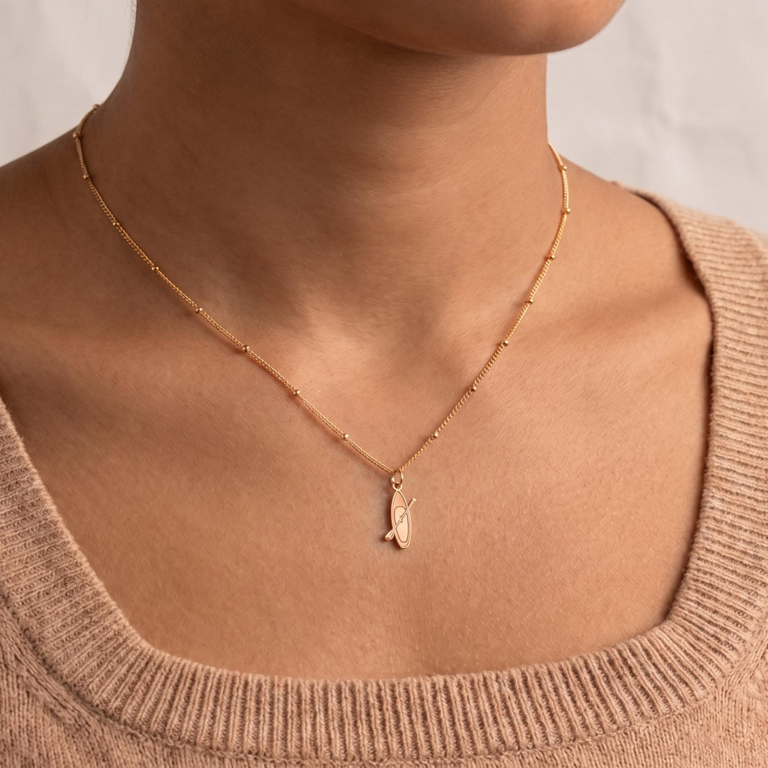 Paddle Board Necklace Charm