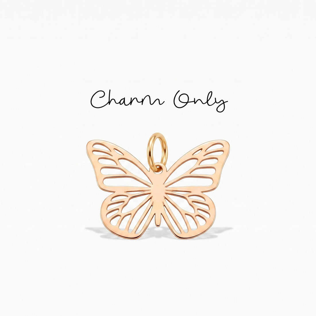 Butterfly Cutout Necklace Charm