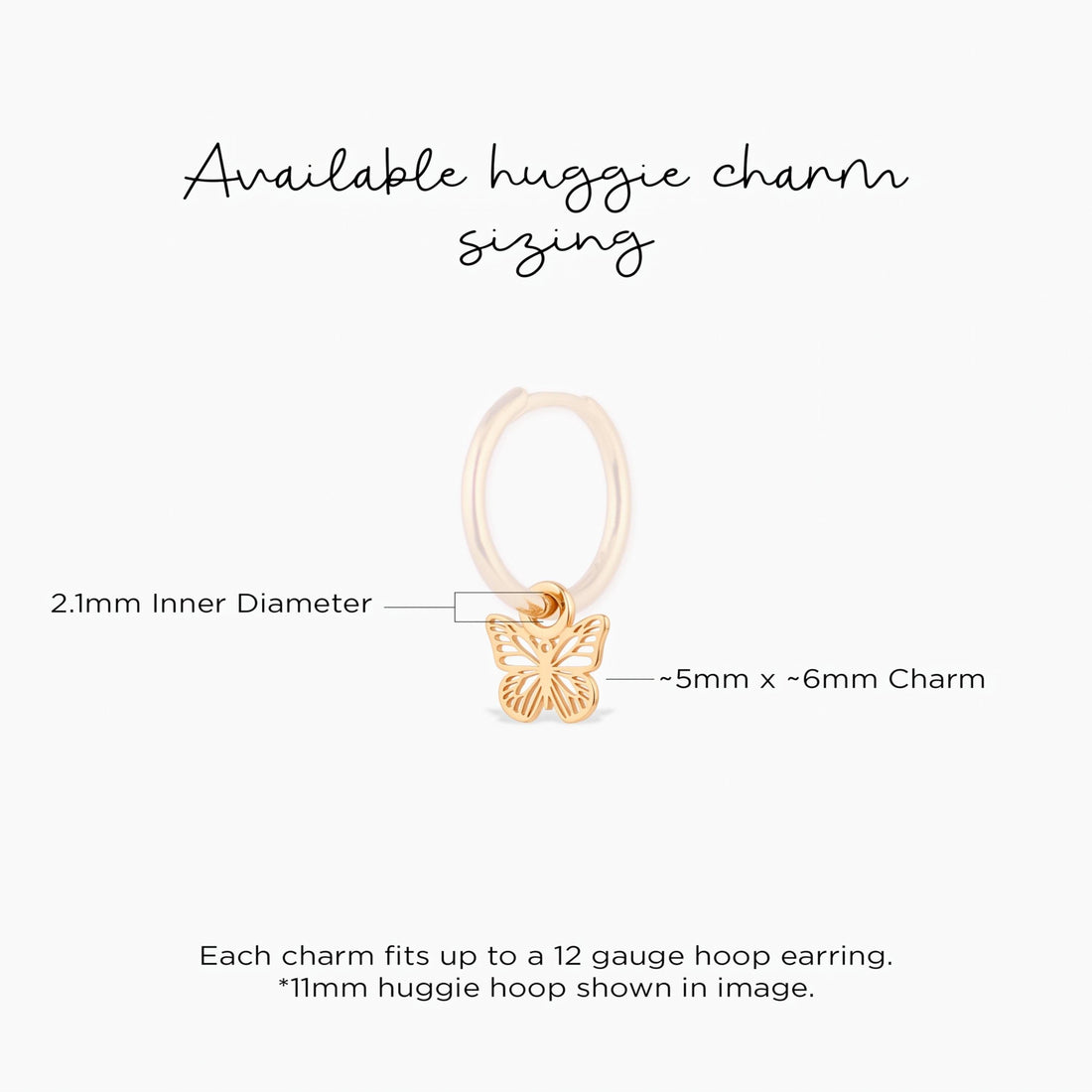 Butterfly Cutout Necklace Charm