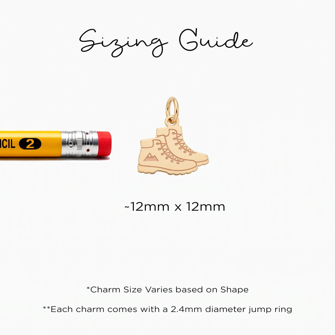 Hiking Boot Charm Pendant