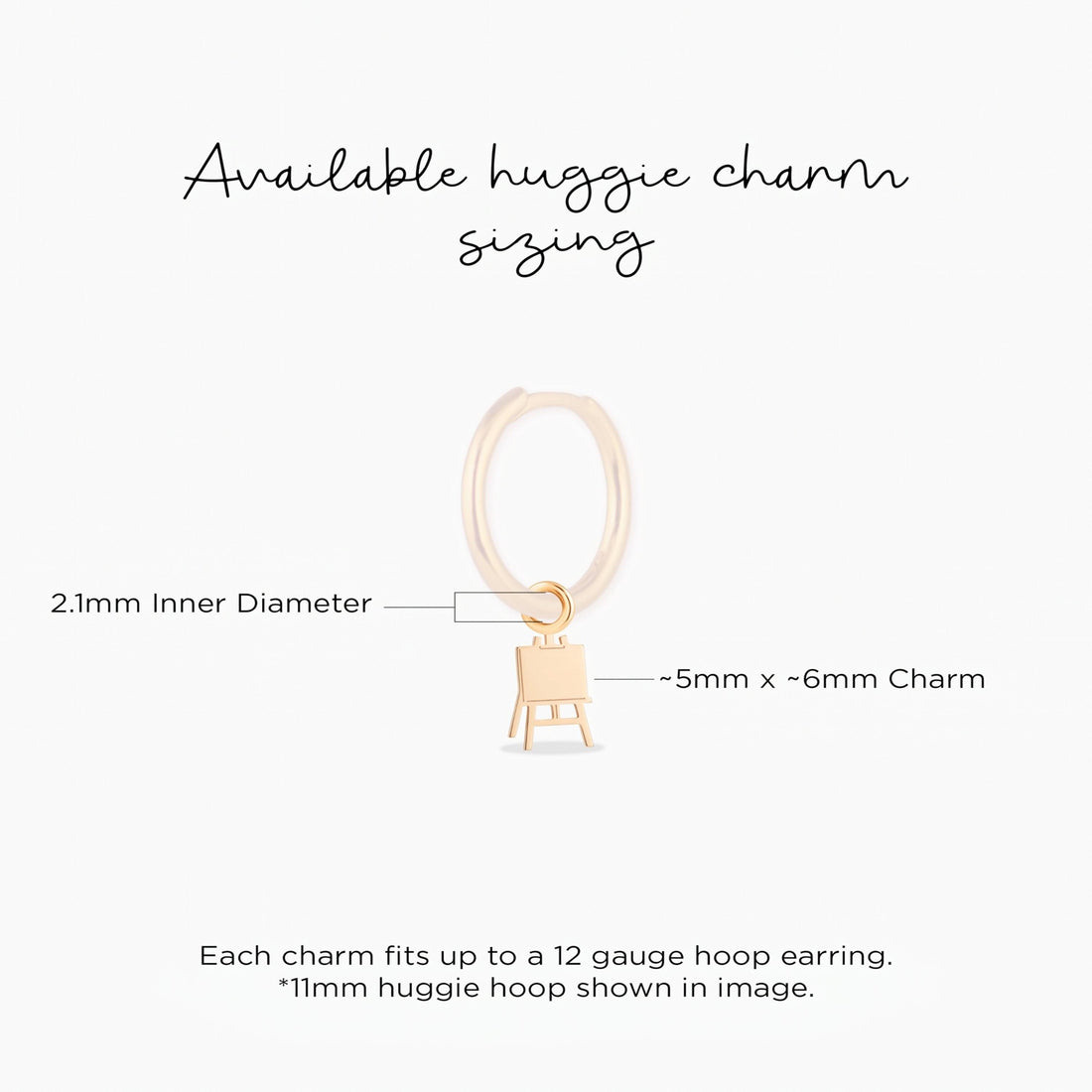 Painter Easel Necklace Charm