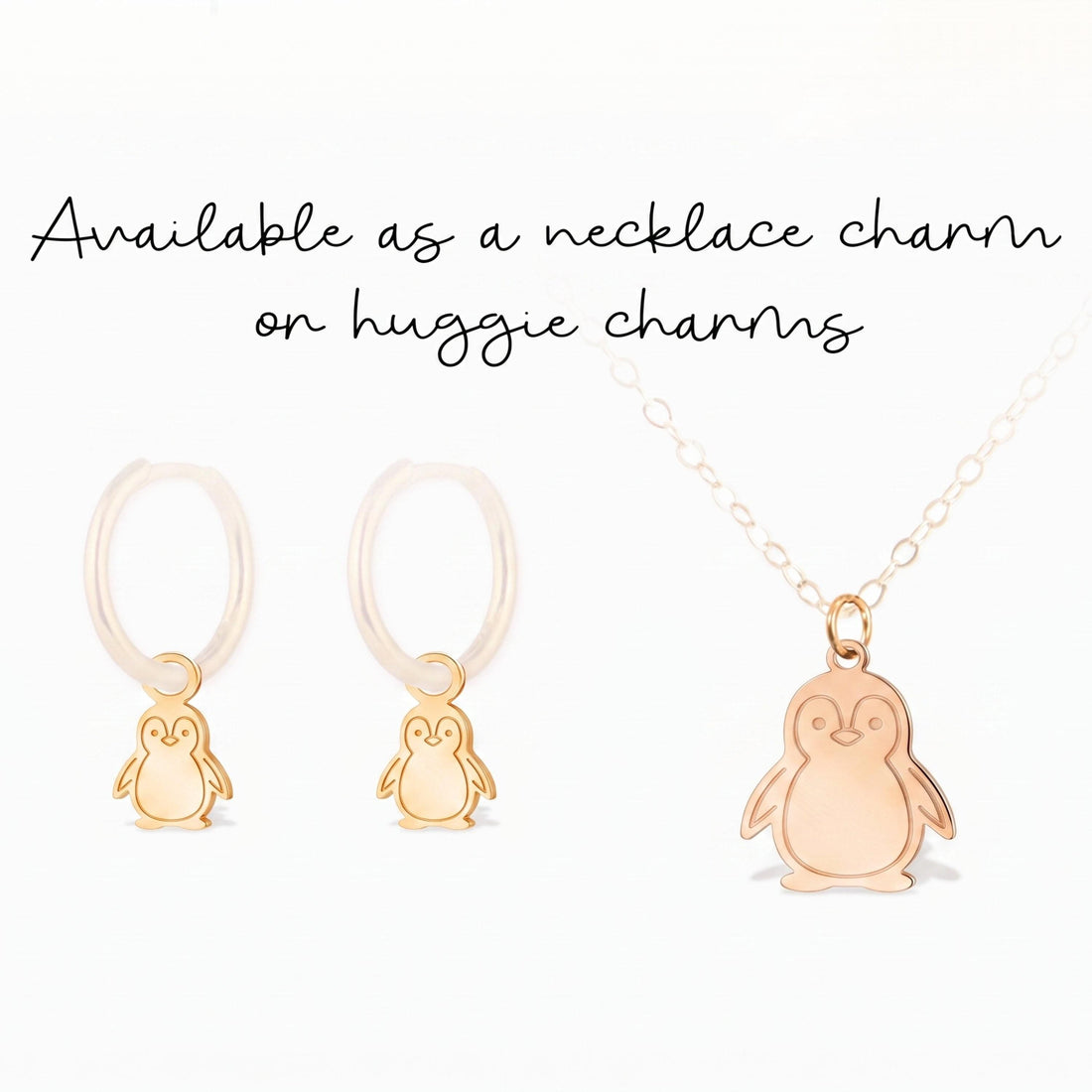 Baby Penguin Necklace Charm