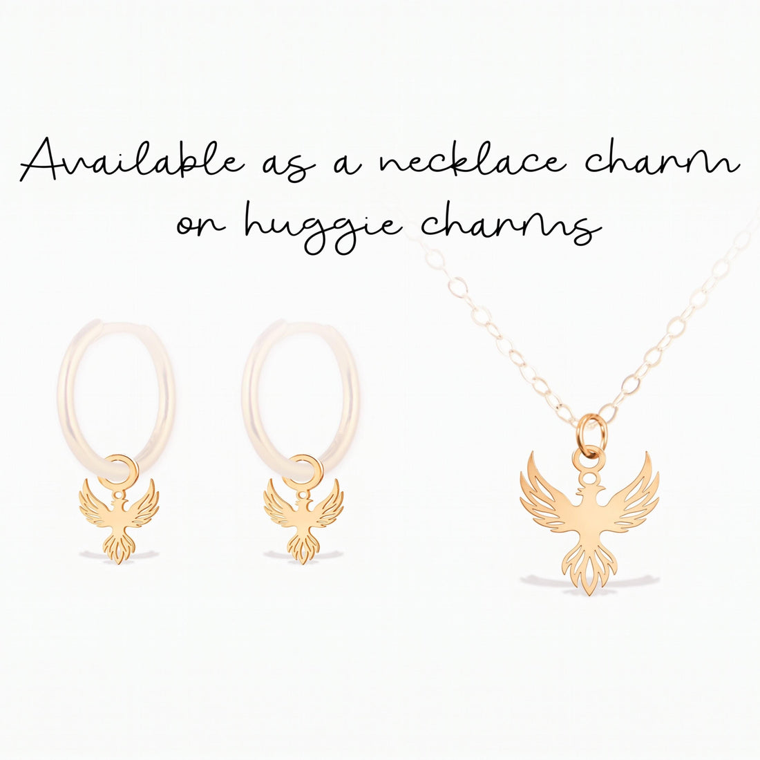 Phoenix Bird Charm Pendant