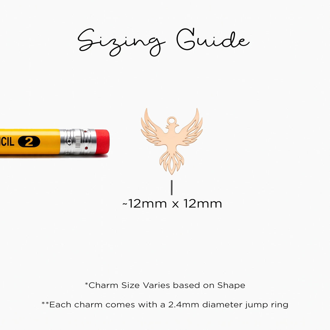 Phoenix Bird Charm Pendant