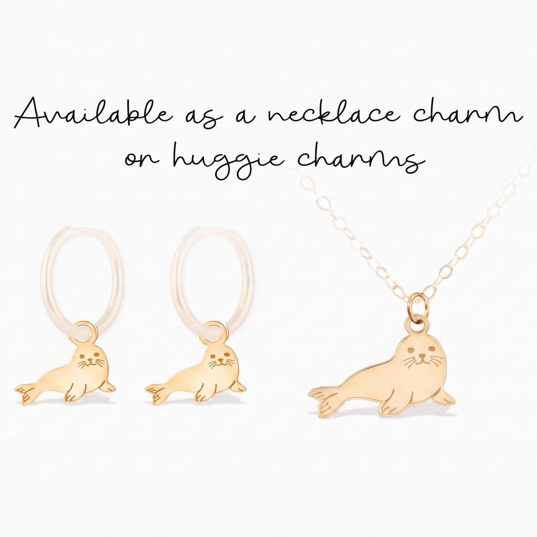 Harbor Seal Necklace Charm