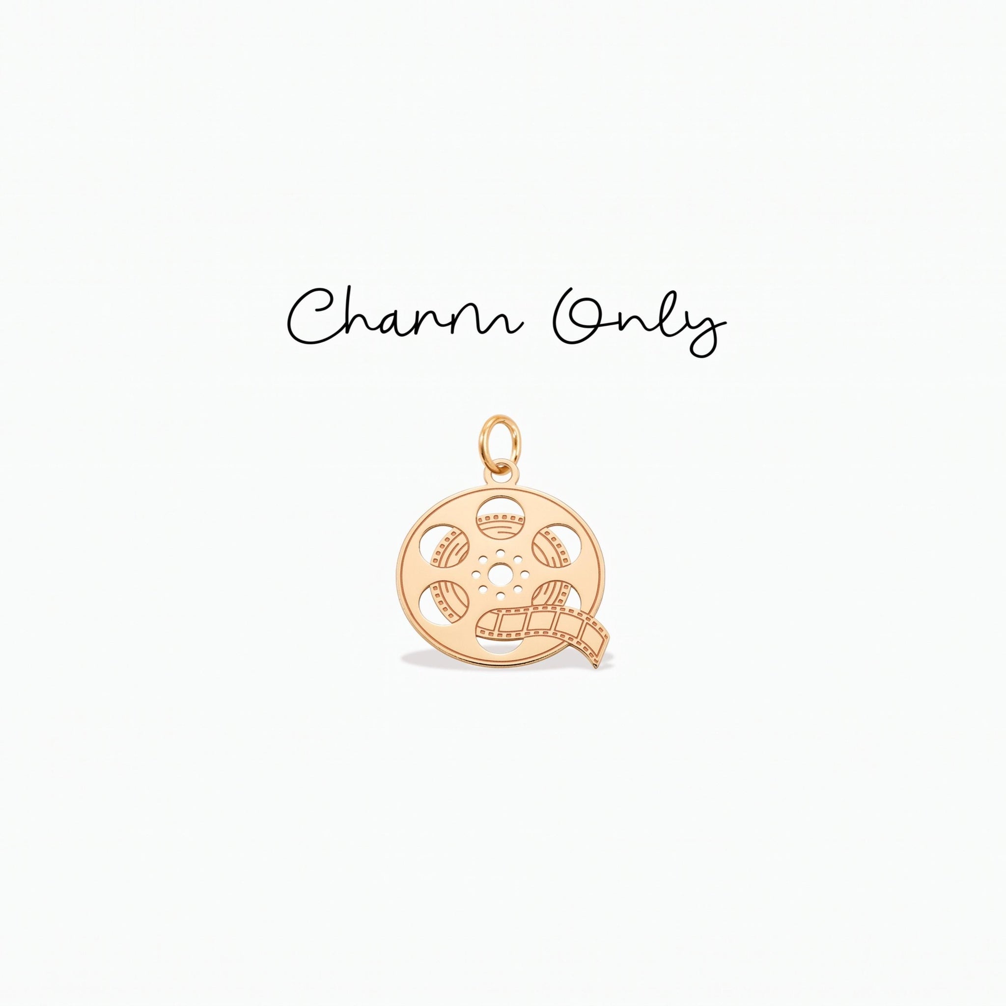 Film Reel Necklace Charm