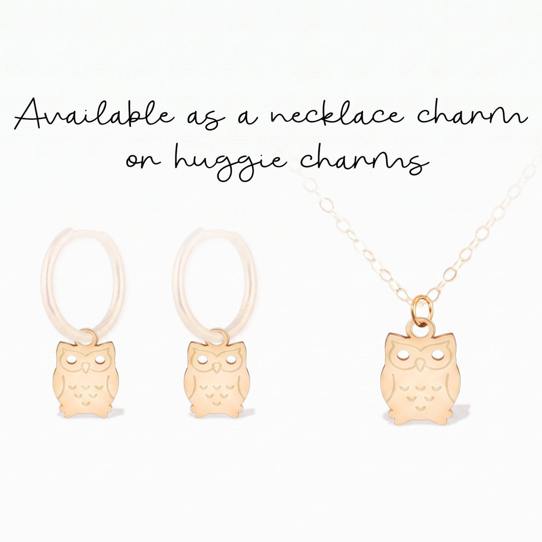 Owl Bird Necklace Charm