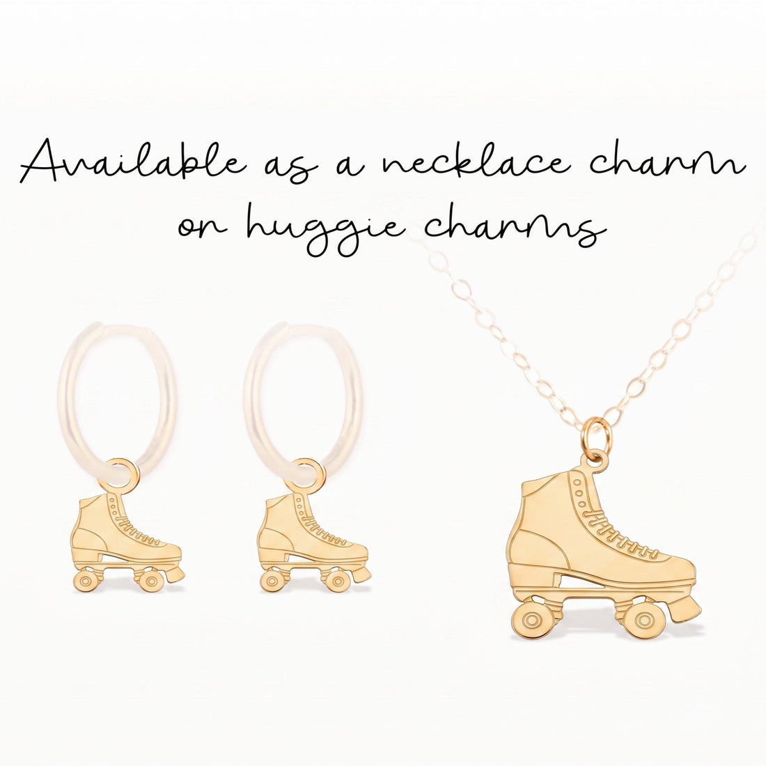 Roller Skate Necklace Charm