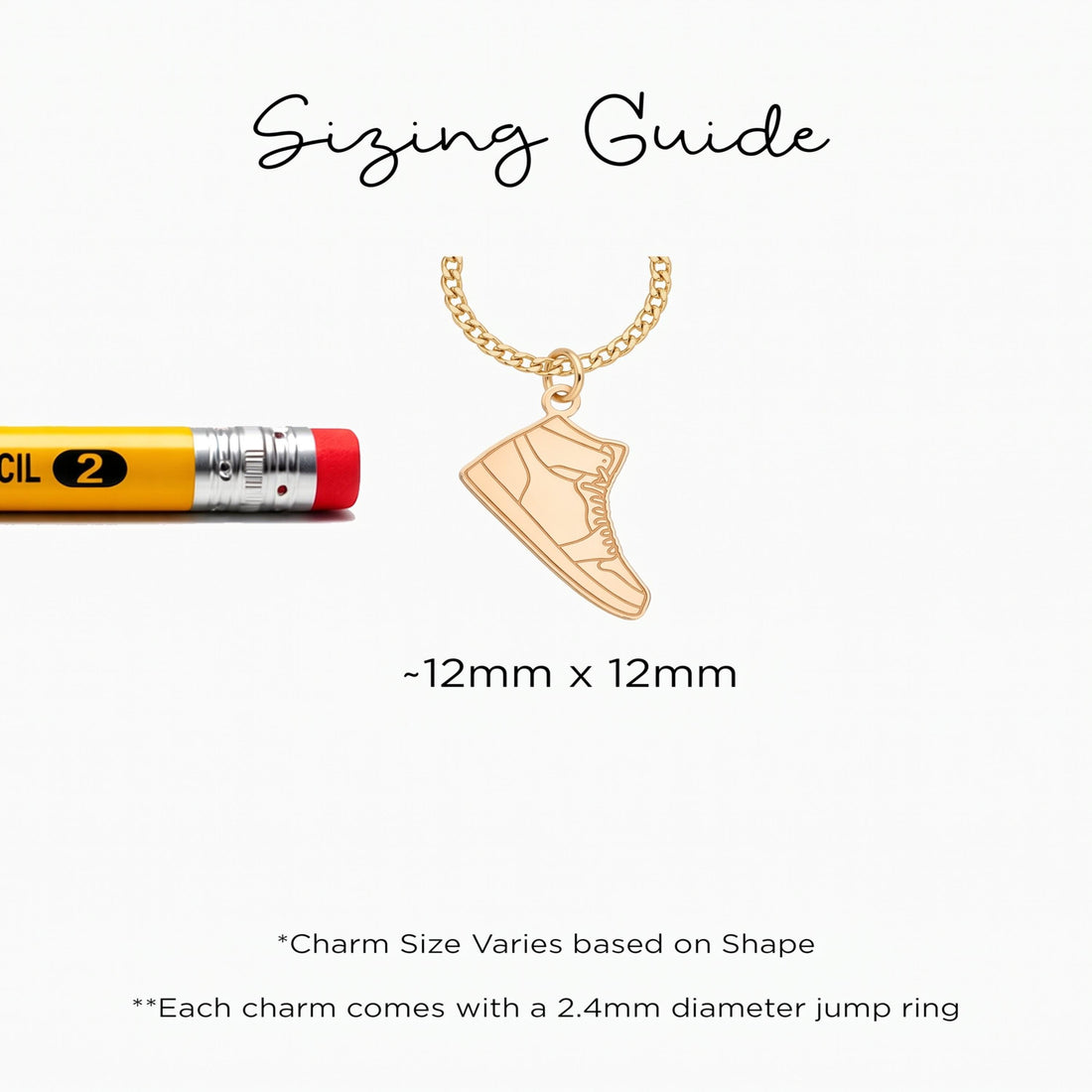 High Top Running Shoe Charm