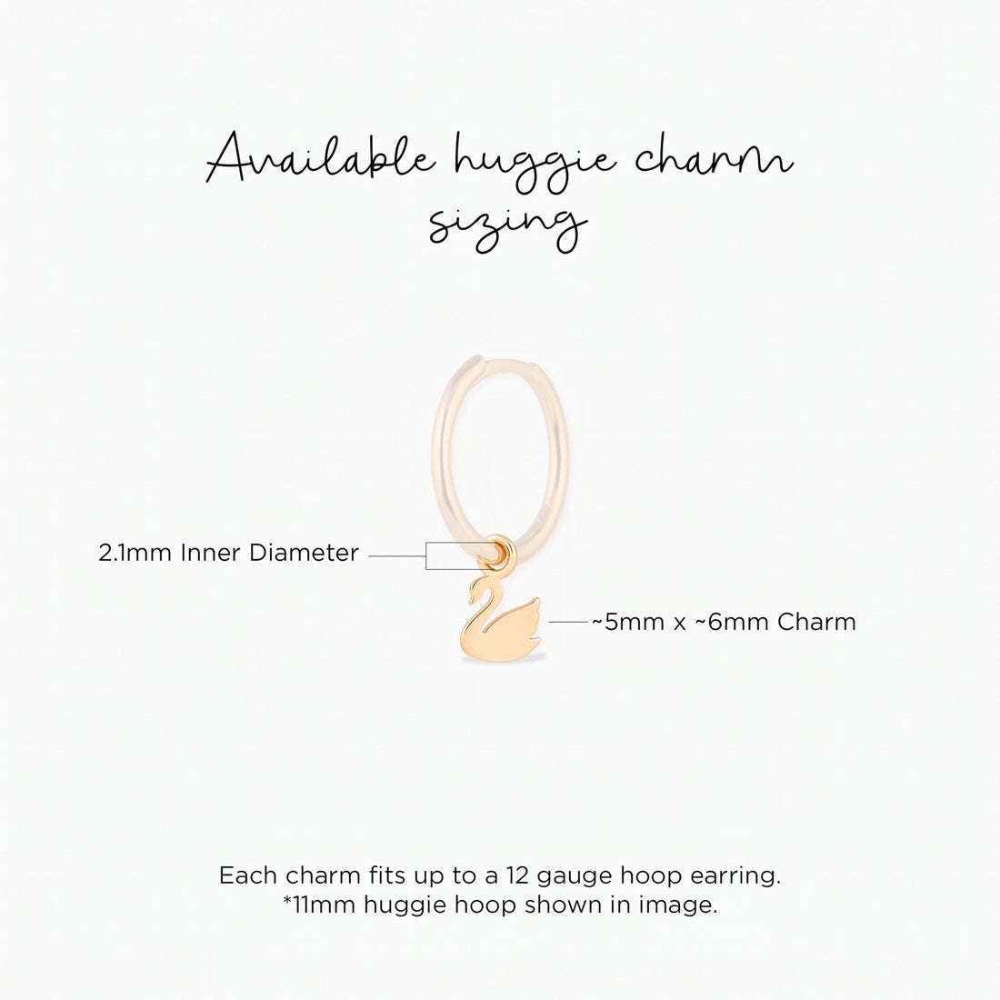 Swan Bird Necklace Charm