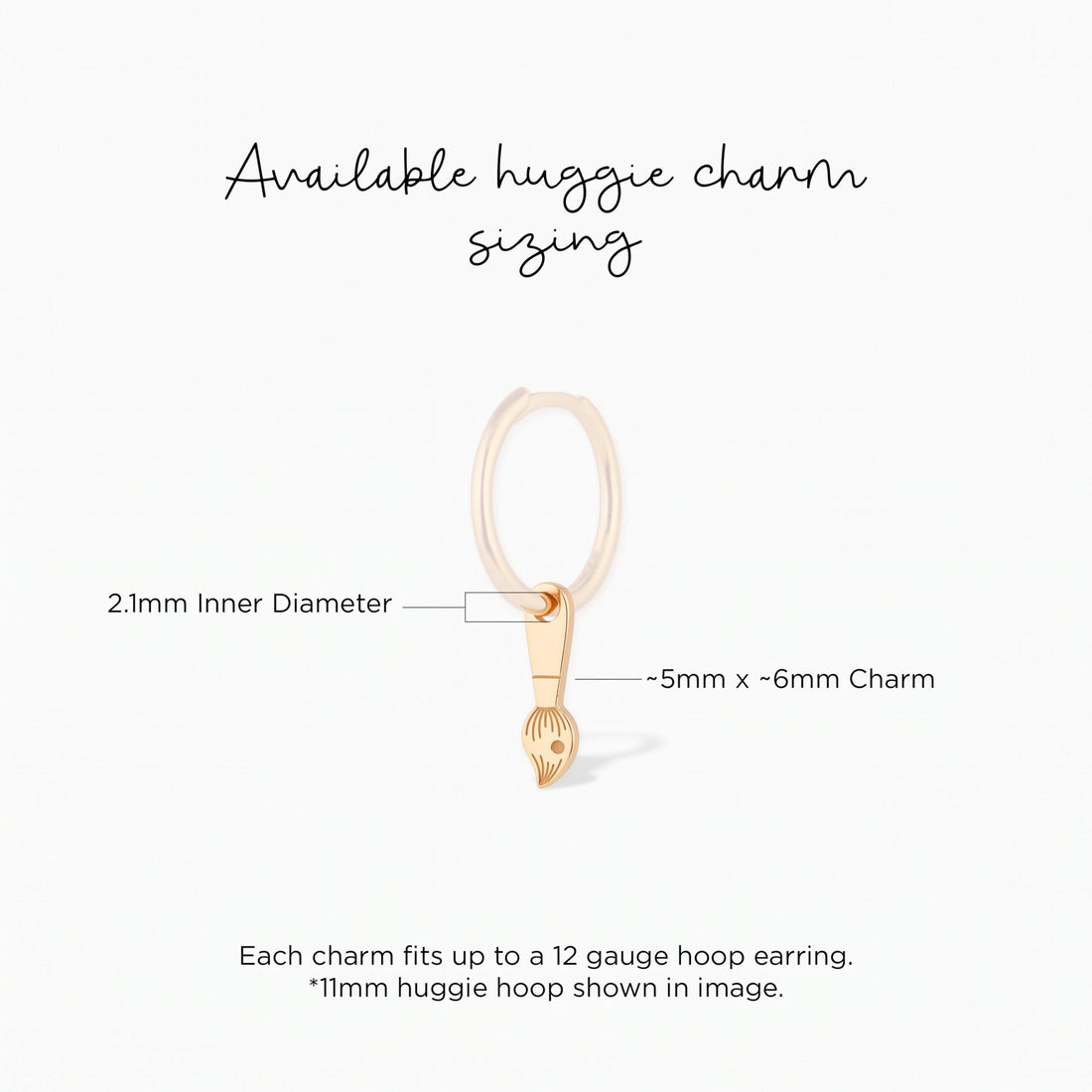Paint Brush Necklace Charm