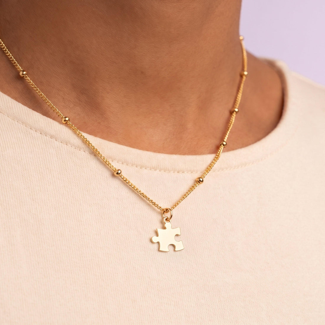 Puzzle Piece Necklace Charm