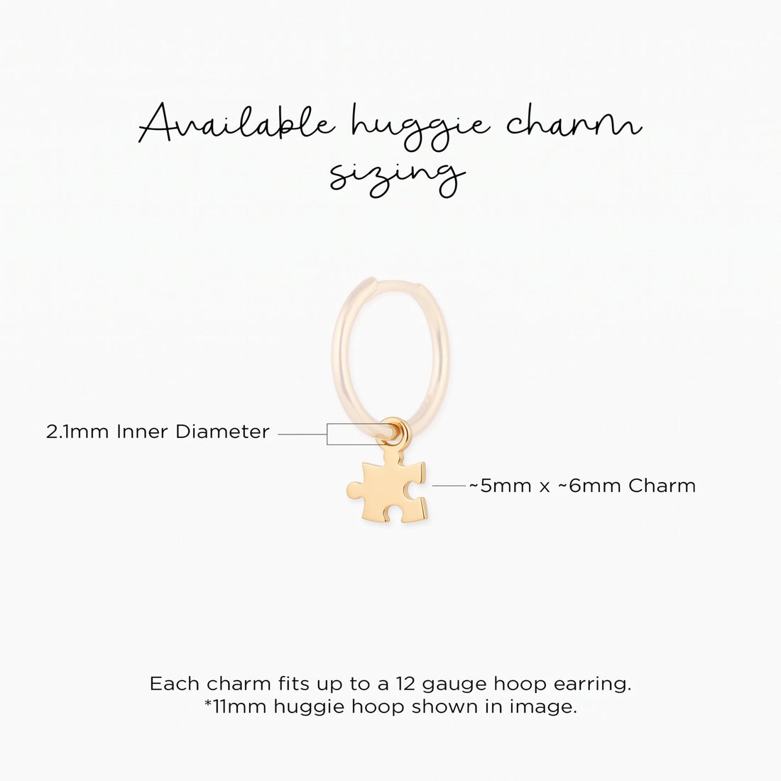 Puzzle Piece Necklace Charm