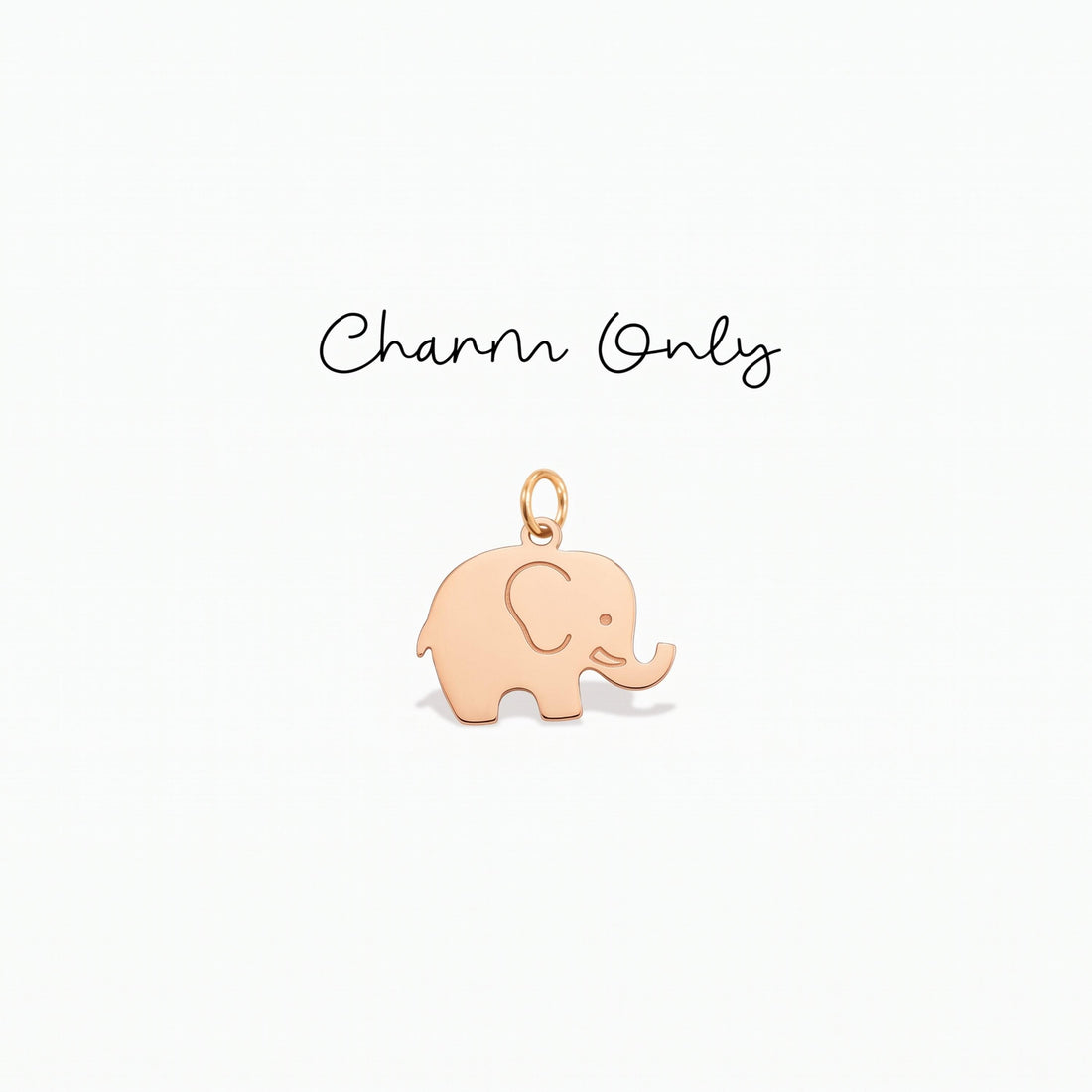Baby Elephant Necklace Charm