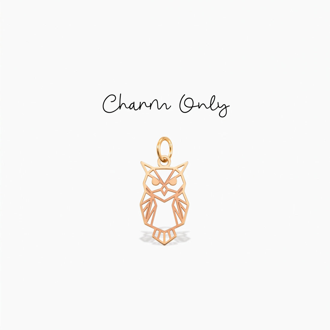Sitting Owl Bird Charm