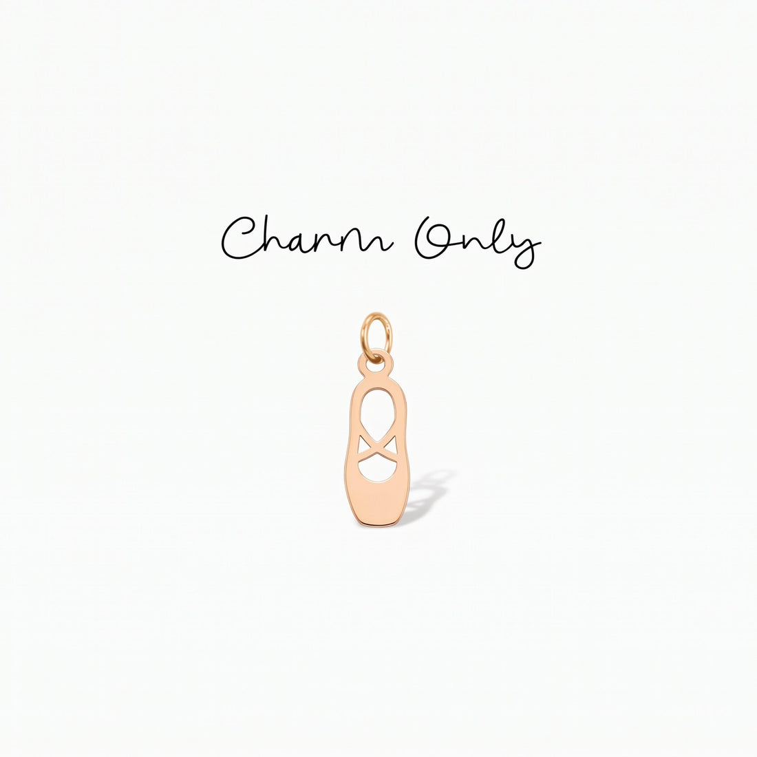 Ballerina Ballet Slipper Charm Pendant