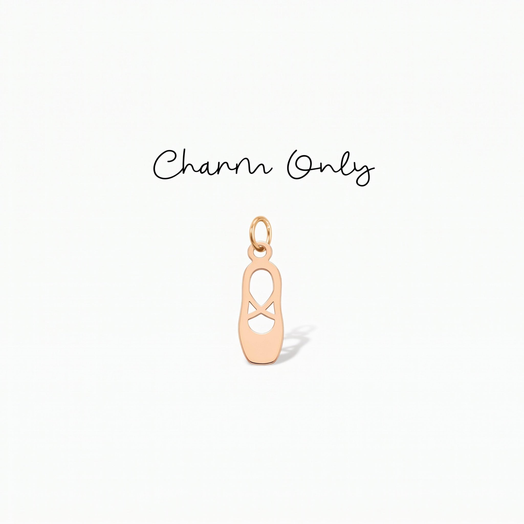 Ballerina Ballet Slipper Charm Pendant