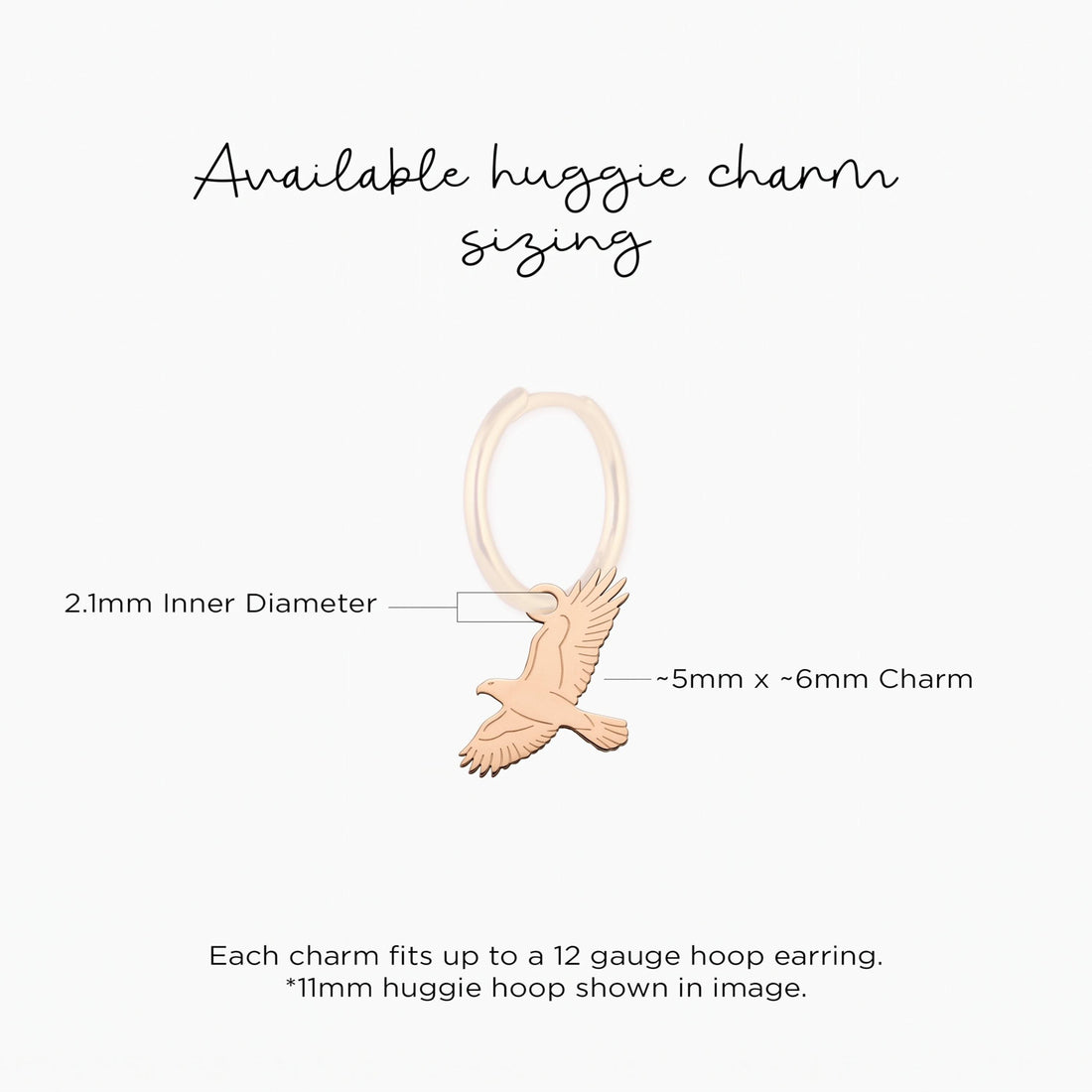 Flying Eagle Necklace Charm