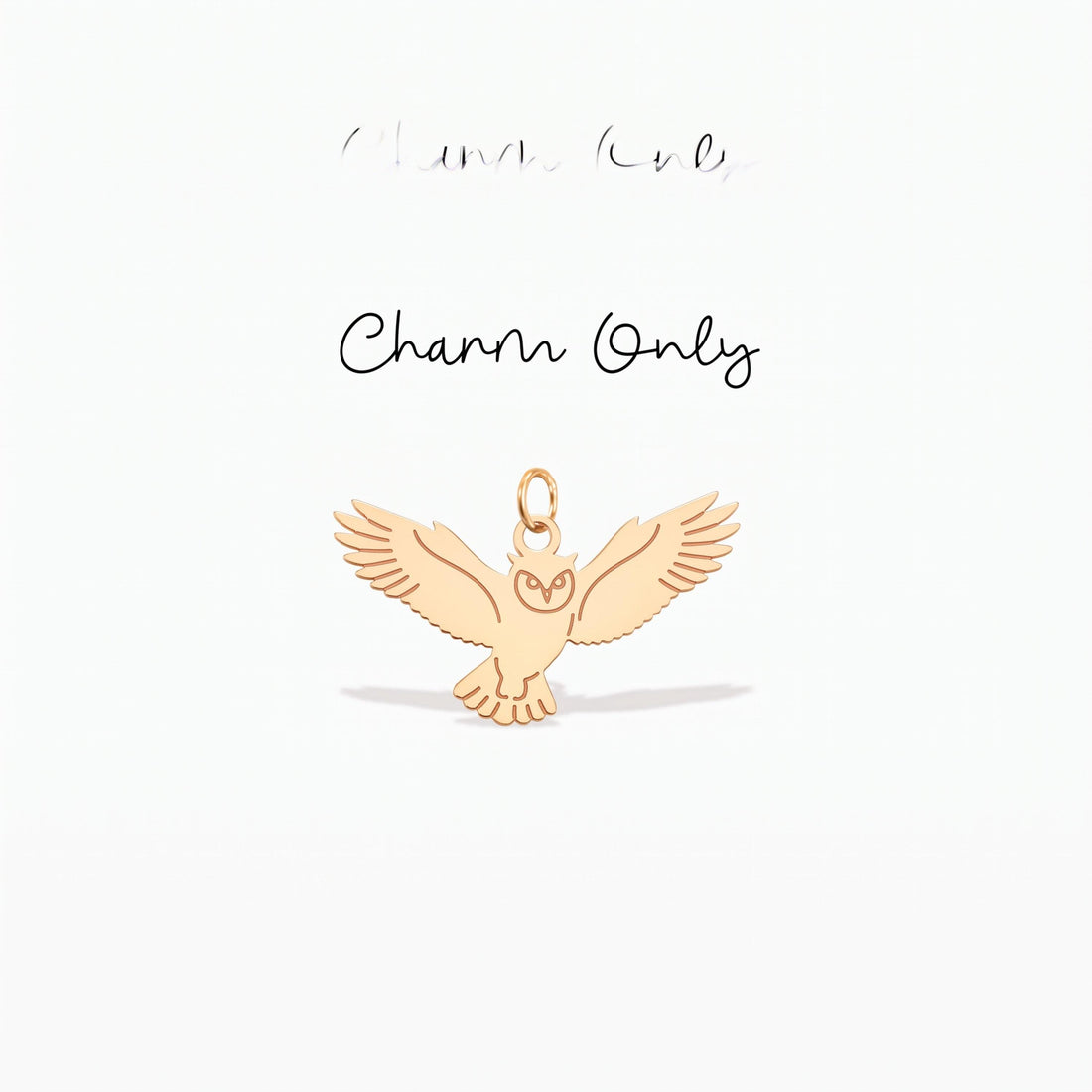 Flying Owl Bird Charm