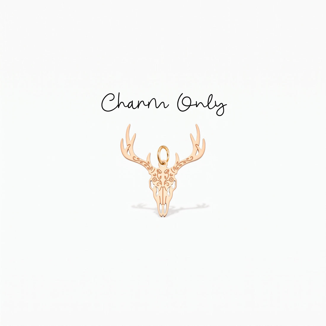 Deer Skull Charm Pendant