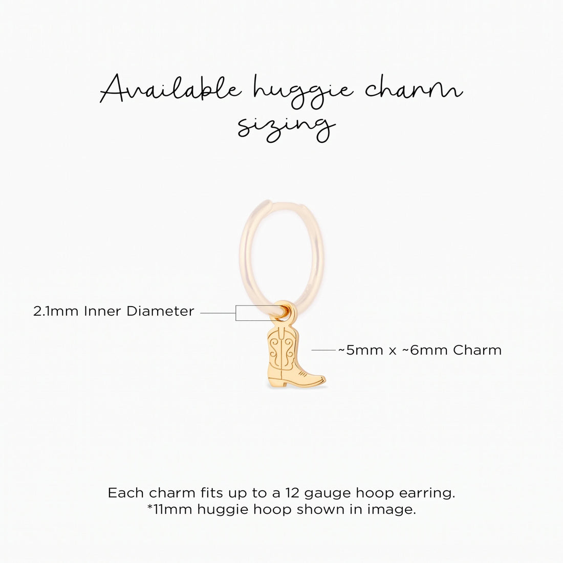 Cowboy Boot Necklace Charm