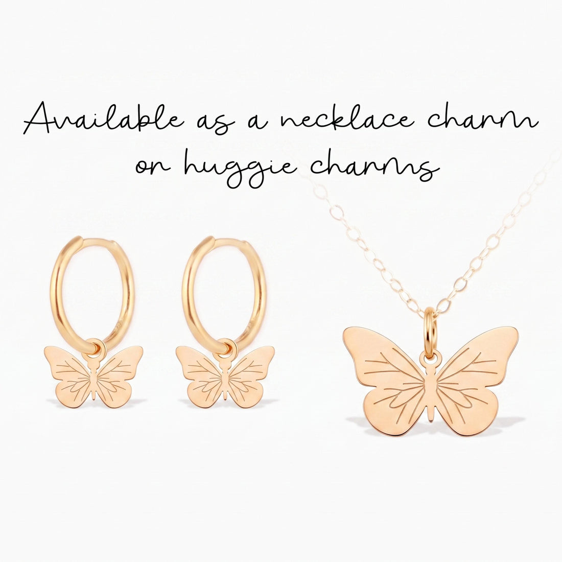 Butterfly Insect Necklace Charm